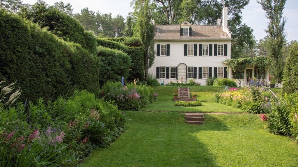 Beautiful gardens and house at Saint-Gaudens